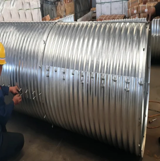 Tubo corrugado de grande diâmetro de venda quente/tubo de bueiro de metal galvanizado